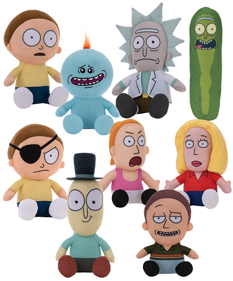 Rick and Morty 10” Plush Rick Official License Toy Factory NWT 