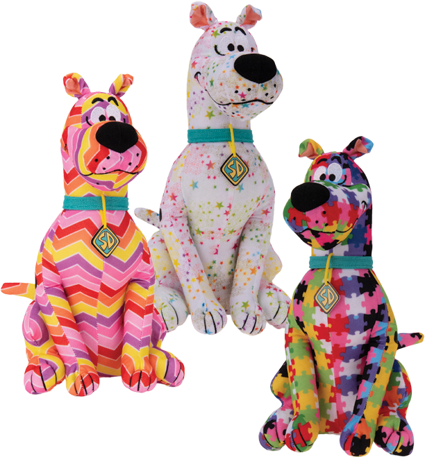 tie dye scooby doo stuffed animal