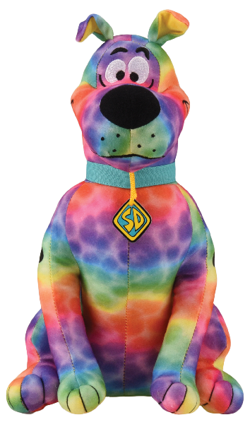 rainbow scooby doo stuffed animal