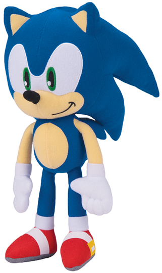 NEW Sonic Big Head Plush 5" Sonic Sega NWT Toy Factory 